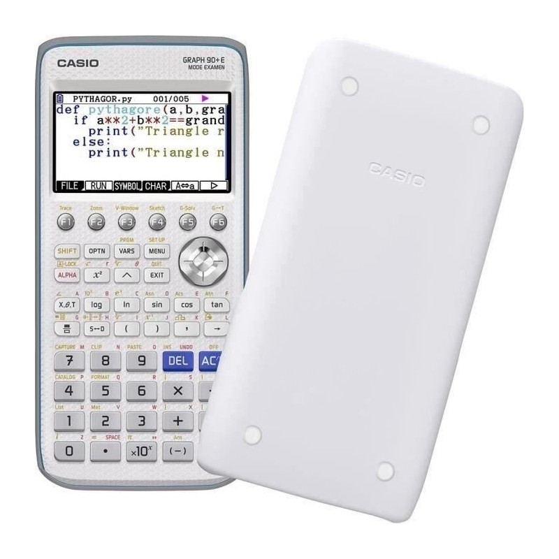 Casio Graph E Calculatrice Graphique Mode Examen Menu Python