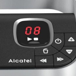 ALCATEL F890 Voice Duo Noir Téléphone répondeur sans fil - Blocage jusqu'à 1000 numéros - vue zoom nombre messages