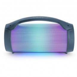 BIGBEN PARTYBTLITEDB Enceinte lumineuse sans fil - Bluetooth - Micro inclus - Effets lumineux - 50W - Dark blue - vue face
