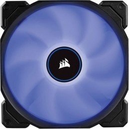 CORSAIR AF140 Low Noise Ventilateur Air Series 140mm LED Bleu (Pack de 2) (CO-9050090-WW) - vue de face