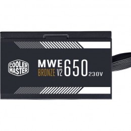 COOLER MASTER MWE Bronze V2 650W Alimentation PC 80Plus Bronze - Cables plats - vue de profil