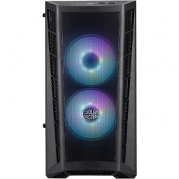 COOLER MASTER MB311L A-RGB Mesh Boitier PC Gaming Mini Tour Micro-ATX - Panneau en verre trempé - vue de face