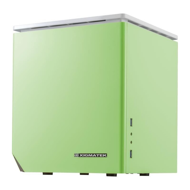 XIGMATEK Nebula C Vert Boitier PC Mini tour - Format Mini-ITX (EN6824)