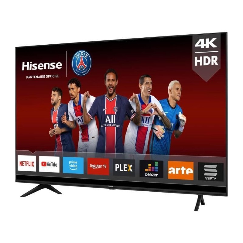 HISENSE 43AE7000F TV 43'' (108cm) LED UHD 4K - HDR - Smart TV - Ecran sans bord - 3x HDMI 2.0