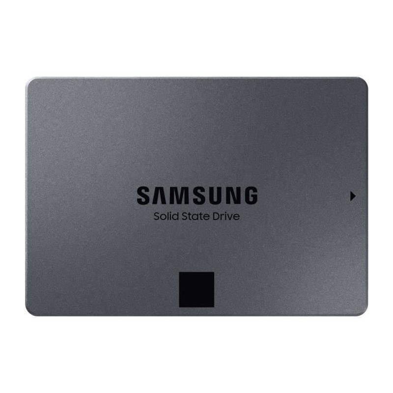SAMSUNG 4To SSD 870 QVO 6Gbs 2.5'' (MZ-77Q4T0BW) - vue de dessus