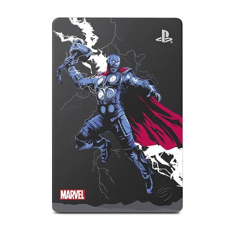 SEAGATE 2To Disque Dur Externe Gaming PS4 - Marvel Avengers Thor - USB 3.0  (STGD2000205) avec Quadrimedia