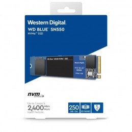 WESTERN DIGITAL 250Go SSD WD Blue™ SN550 - Format M.2 NVMe (WDS250G2B0C) - vue emballage