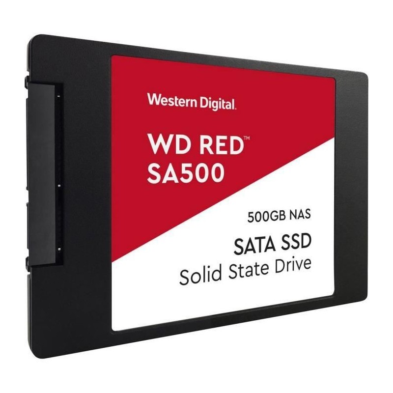 WESTERN DIGITAL 500Go SSD WD NAS Red™ SA500 SATA 2.5'' 7mm (WDS500G1R0A)