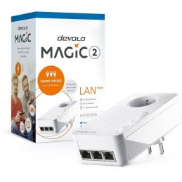 DEVOLO Adaptateur CPL Magic 2 LAN triple Extension - Jusqu'a 2400 Mbits/s - vue emballage