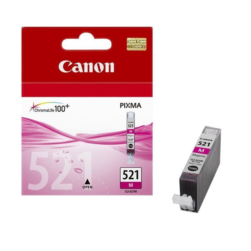 CANON CLI-521M Magenta Cartouche d'encre (2935B001) pour PiXMA iP3600, MP560, MX870