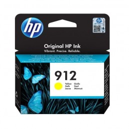 HP 912 Jaune Cartouche d'encre authentique 3YL79AE (315 pages) pour Officejet 8010, 8022 ...