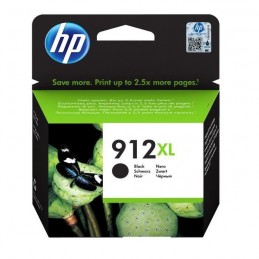 HP 912XL Noir 3YL84AE Cartouche d'encre XL authentique pour HP OfficeJet Pro 8022/ 8023/ 8024/ 8025 ...