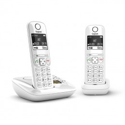 GIGASET AS690 A Duo Blanc Téléphone Fixe sans fil DECT avec répondeur