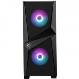 MSI MAG FORGE 100R Noir A-RGB Boitier PC Moyen tour Format ATX (306-7G03R21-809) - vue de face