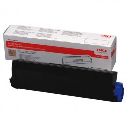 OKI 43502002 Noir Toner Laser (7000 pages) authentique pour B4600 - vue emballage
