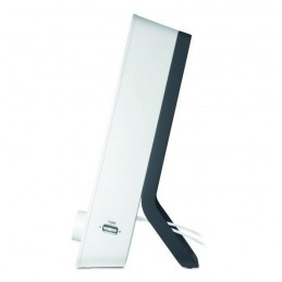 LOGITECH Z200 Blanc Enceintes 2.0 USB pour Ordinateur (980-000811) - vue de profil