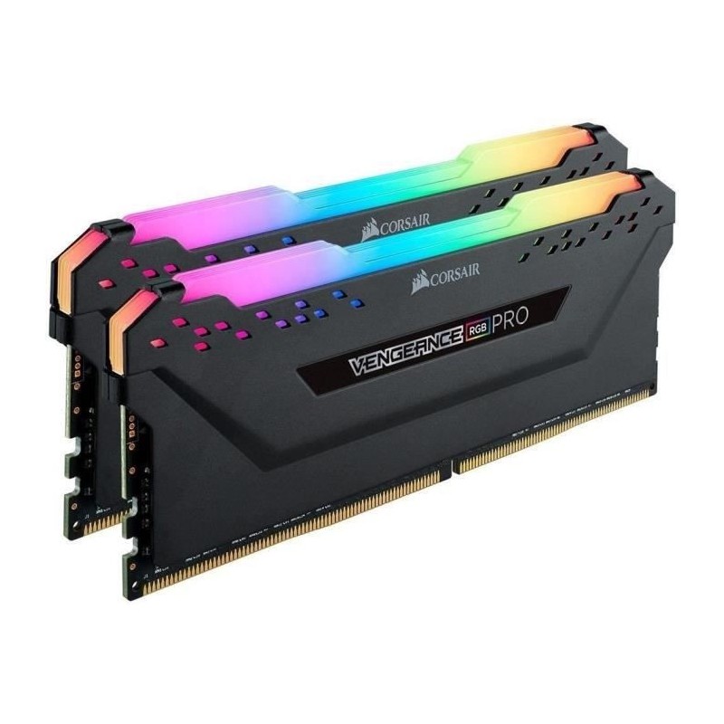 CORSAIR Vengeance RGB Pro 16Go DDR4 (2x 8Go) RAM DIMM 3200MHz CL16 (CMW16GX4M2C3200C16)