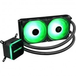 ENERMAX LIQMAX III RGB 240 Watercooling CPU Ventilateur 2x 120mm (ELC-LMT240-RGB) - vue LED Vert