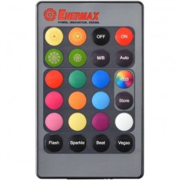 ENERMAX TB RGB Ventilateur boitier PC 120mm - Pack de 6 - Sync Ready avec hub et telecommande - vue telecommande