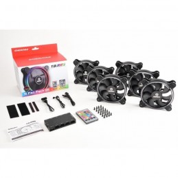 ENERMAX TB RGB Ventilateur boitier PC 120mm - Pack de 6 - Sync Ready avec hub et telecommande - vue emballage