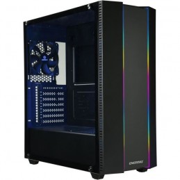 ENERMAX Makashi II RGB Noir Boitier PC Gaming Moyen tour (ECA-MKT50-BB-ARGB-01) - vue de trois quart