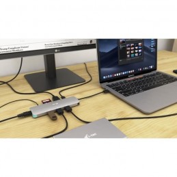 I-TEC HUB USB-C 3.1 Station d'accueil pour ordinateur portable / Tablette / Téléphone portable - 100 W - 3x Ports USB - vue A