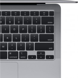 APPLE MacBook Air Gris Sidéral (2020) Ordinateur 13.3'' - Puce Apple M1 - RAM 8Go - Stockage 256Go - AZERTY - vue clavier