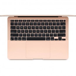 APPLE MacBook Air Or (2020) Ordinateur 13.3'' - Puce Apple M1 - RAM 8Go - Stockage 256Go - AZERTY - vue de dessus