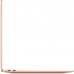 APPLE MacBook Air Or (2020) Ordinateur 13.3'' - Puce Apple M1 - RAM 8Go - Stockage 256Go - AZERTY - vue de profil