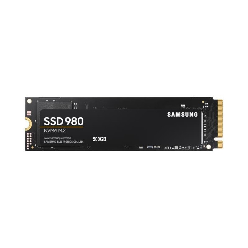 SAMSUNG 500Go SSD 980 Format M.2 NVMe (MZ-V8V500BW) - vue de dessus