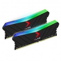 PNY XLR8 16Go DDR4 (2x 8Go) RAM DIMM 3200MHz (MD16GK2D4320016XRGB) - vue de trois quart