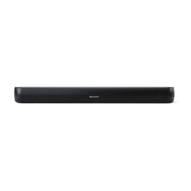 SHARP HT-SB107 Noir Barre de son 2.0 - Bluetooth 4.2 - 90W - HDMI / Aux 3.5mm / USB - vue de face