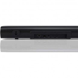 SHARP HT-SB107 Noir Barre de son 2.0 - Bluetooth 4.2 - 90W - HDMI / Aux 3.5mm / USB - vue connecteurs