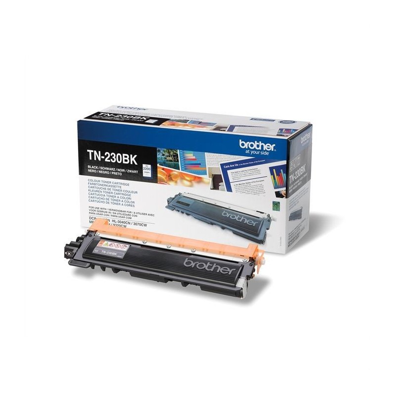 BROTHER TN-230BK Toner Laser Noir (2200 pages) pour DCP-9010, HL3070, MFC-9320