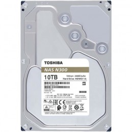 TOSHIBA NAS N300 10To HDD 3.5'' 7200rpm SATA3 6Gbs 256Mo Cache (HDWG11AEZSTA) - vue de dessus