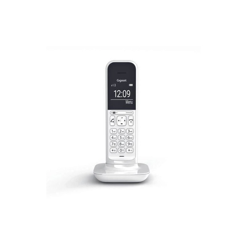 GIGASET CL390 Blanc Téléphone Fixe sans fil DECT