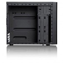 FRACTAL DESIGN Core 1000 Noir Boitier PC Mini Tour USB 3.0 Format Micro-ATX (FD-CA-CORE-1000-USB3-BL) - vue de profil