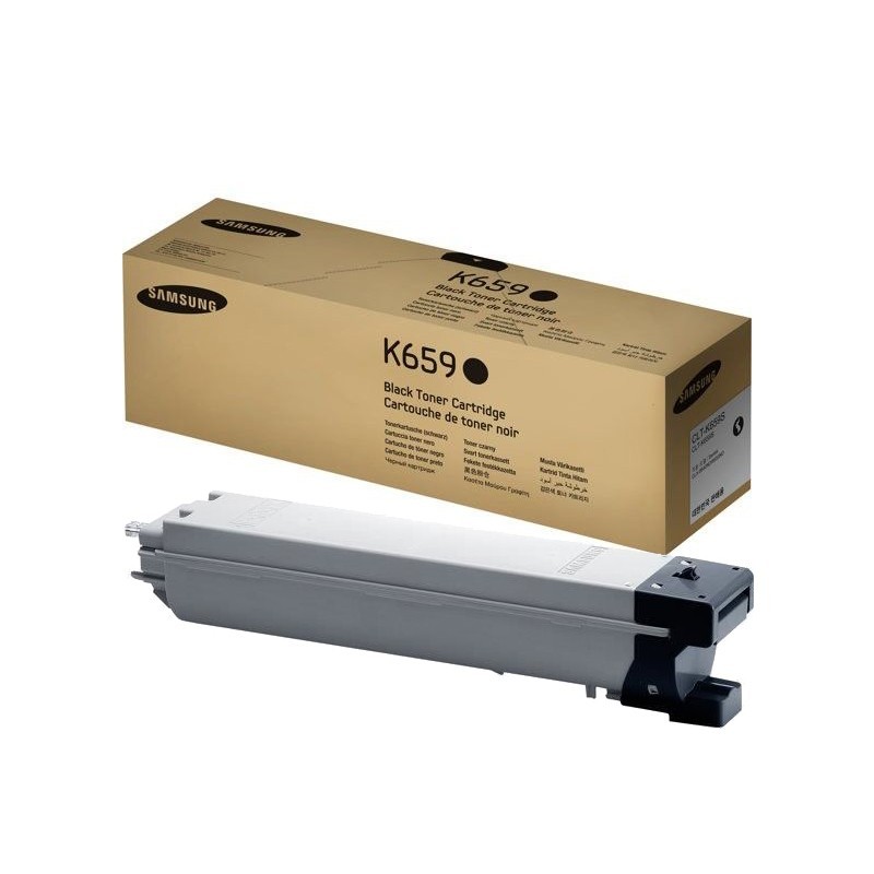 SAMSUNG CLT-K659S Noir Toner laser Authentique 20000 pages pour CLX-8640, CLX-8650, C8640, C8650 - vue emballage