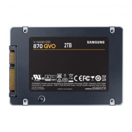 SAMSUNG 2To SSD 870 QVO SATA 6Gb/s 2.5'' (MZ-77Q2T0BW) - vue de dessous