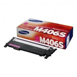 SAMSUNG CLT-M406S Magenta Toner laser Authentique SU252A pour CLP-365, CLX-3300, CLX-3305 ... - vue emballage