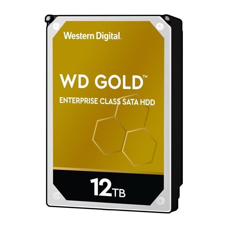 WESTERN DIGITAL 12To WD Gold™ Enterprise HDD 3.5'' - SATA 6Gbs - 7200 rpm - Cache 256Mo (WD121KRYZ)