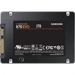 SAMSUNG 2To SSD 870 EVO 2.5'' SATA 6Gbs (MZ-77E2T0B/EU) - vue de dessous