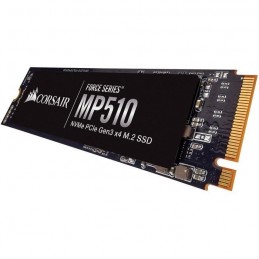CORSAIR 480Go SSD Force Series MP510 M.2 NVMe PCIe Gen3 (CSSD-F480GBMP510B) - vue de trois quart