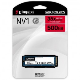 KINGSTON 500Go SSD NV1 - M.2 NVMe (SNVS/500G) - vue emballage