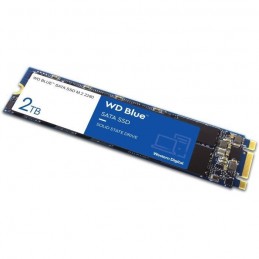 WESTERN DIGITAL 2To SSD WD Blue™ 3D Nand - M.2 2280 (WDS200T2B0B) - vue a plat