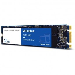 WESTERN DIGITAL 2To SSD WD Blue™ 3D Nand - M.2 2280 (WDS200T2B0B) - vue de trois quart