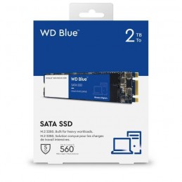 WESTERN DIGITAL 2To SSD WD Blue™ 3D Nand - M.2 2280 (WDS200T2B0B) - vue emballage