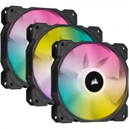 CORSAIR SP120 RGB ELITE Ventilateur Boitier PC 120mm RGB LED - Triple Pack Lighting Node CORE (CO-9050109-WW)