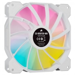 CORSAIR SP140 RGB ELITE Blanc Ventilateur Boitier PC 140mm - Dual Pack (CO-9050139-WW) - vue de dos