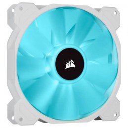 CORSAIR SP140 RGB ELITE Blanc Ventilateur Boitier PC 140mm - Dual Pack (CO-9050139-WW) - vue de trois quart